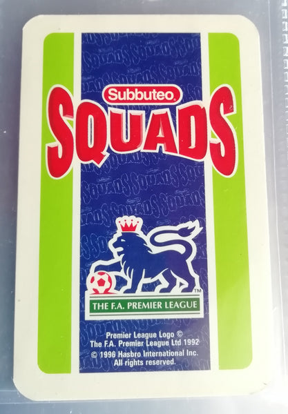 1996 Subbuteo Squads David Beckham Rookie Trading Card