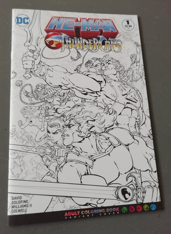 He-Man Thundercats #1 NM Adult Coloring Book Variant