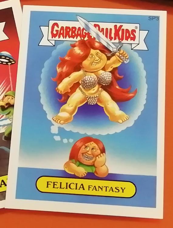 Garbage Pail Kids 2015 Series - Felicia Fantasy Comic Promo Card