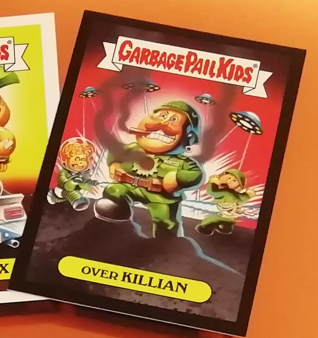 Garbage Pail Kids 30th Anniversary - Over Killian (Black Border variation) Comicbook Promo Card