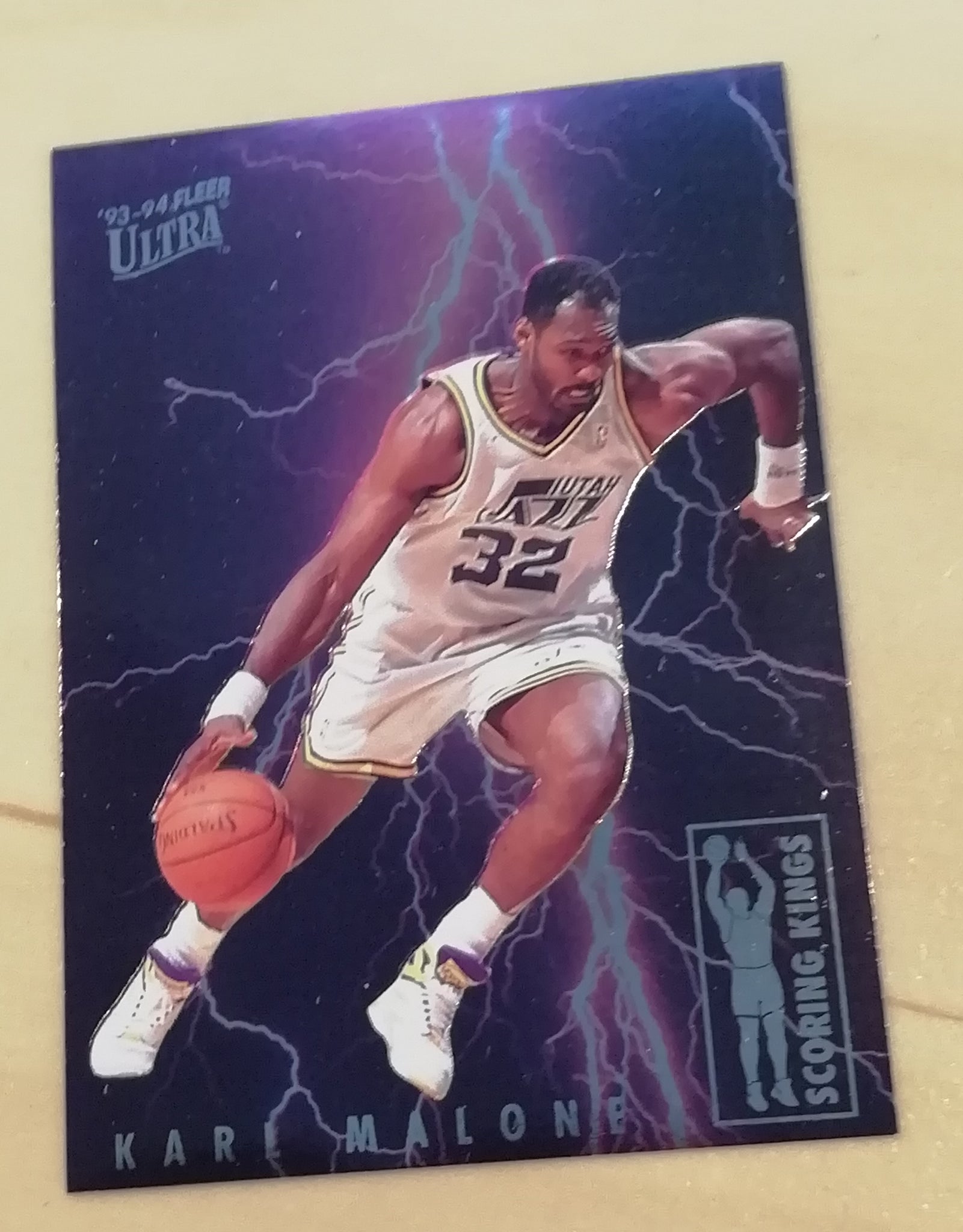 1993-94 Fleer Ultra Scoring Kings Karl Malone Trading Card