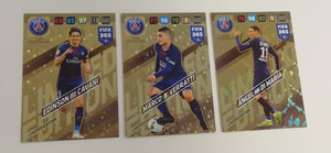 3x Panini Adrenalyn 2018 FIFA 365 Paris Saint-Germain FC Limited Edition Trading Card Lot