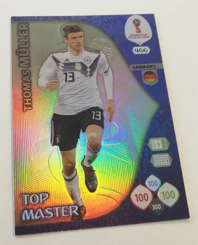 FIFA World Cup 2018 Top Master Thomas Müller #466 Trading Card