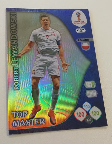 FIFA World Cup 2018 Top Master Robert Lewandowski #467 Trading Card