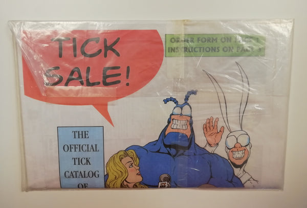 Tick 1999 Official Catalog Signed & Sketched by Ben Edlund