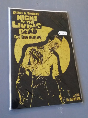 Night of the Living Dead The Beginning #1 Leather Cover Variant NM