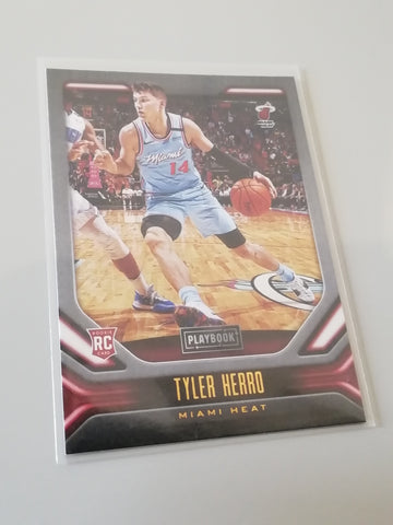 2019-20 Panini Chronicles Playbook Basketball #185 Tyler Herro Rookie Trading Card