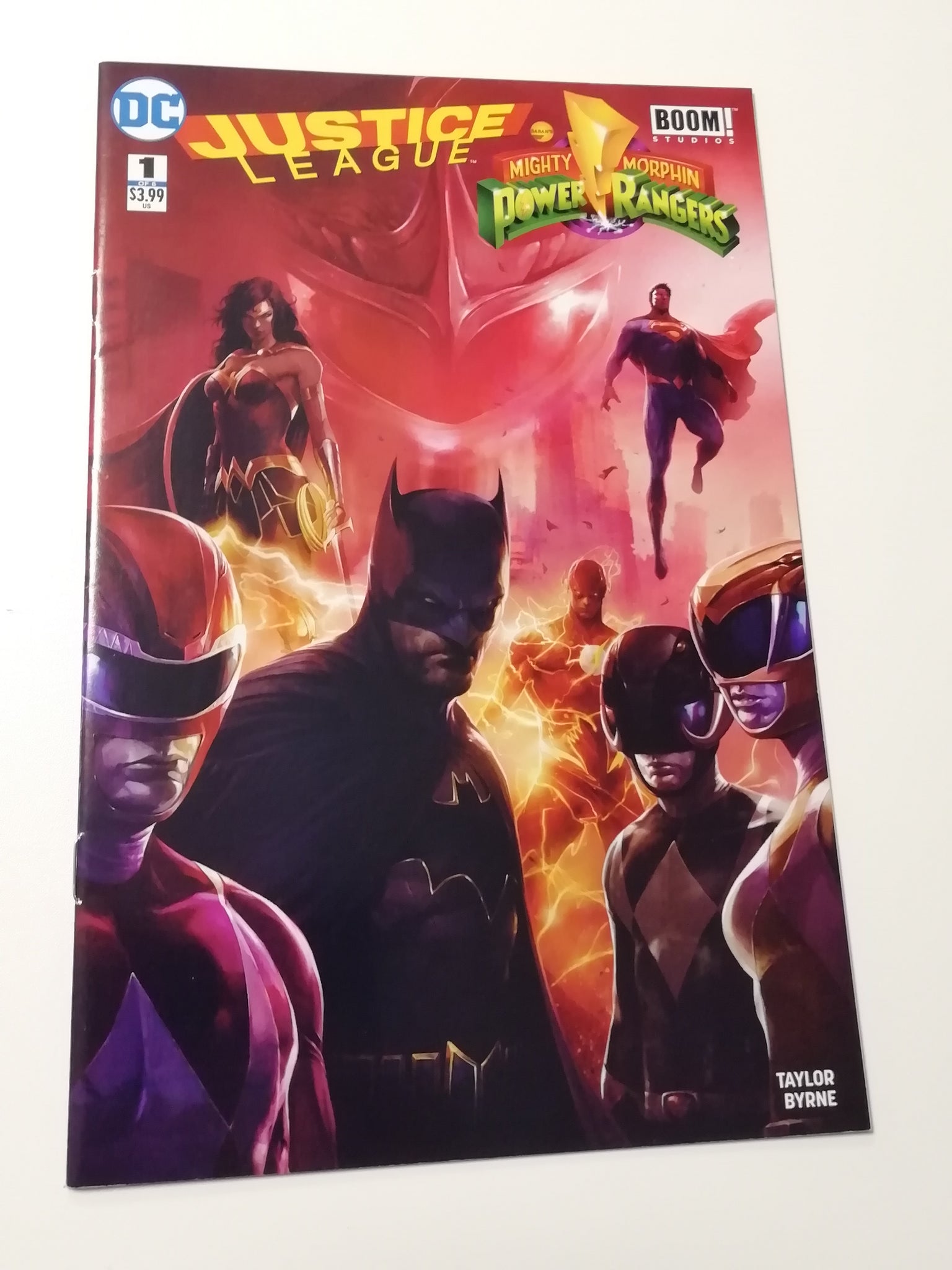 Justice League Mighty Morphin Power Rangers #1 NM Francesco Mattina Variant