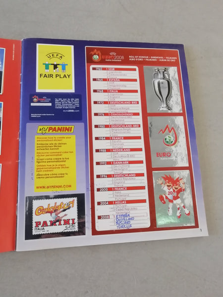 UEFA Euro 2008 Austria-Switserland Complete Sticker Album