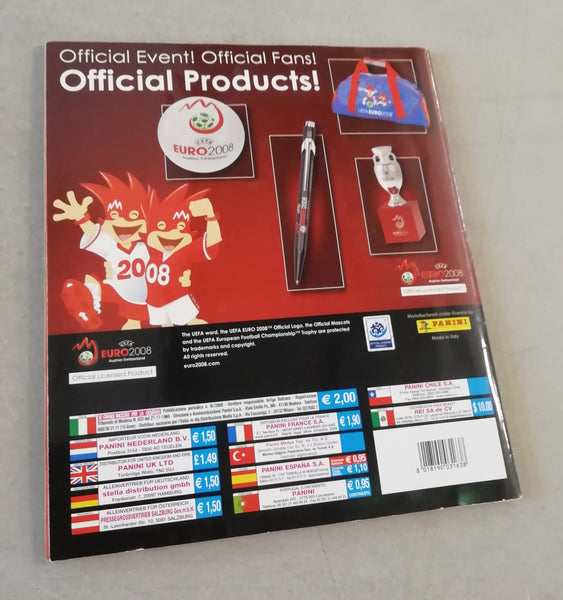 UEFA Euro 2008 Austria-Switserland Complete Sticker Album