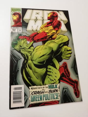 Iron Man #305 VF+ (Newstand Edition)