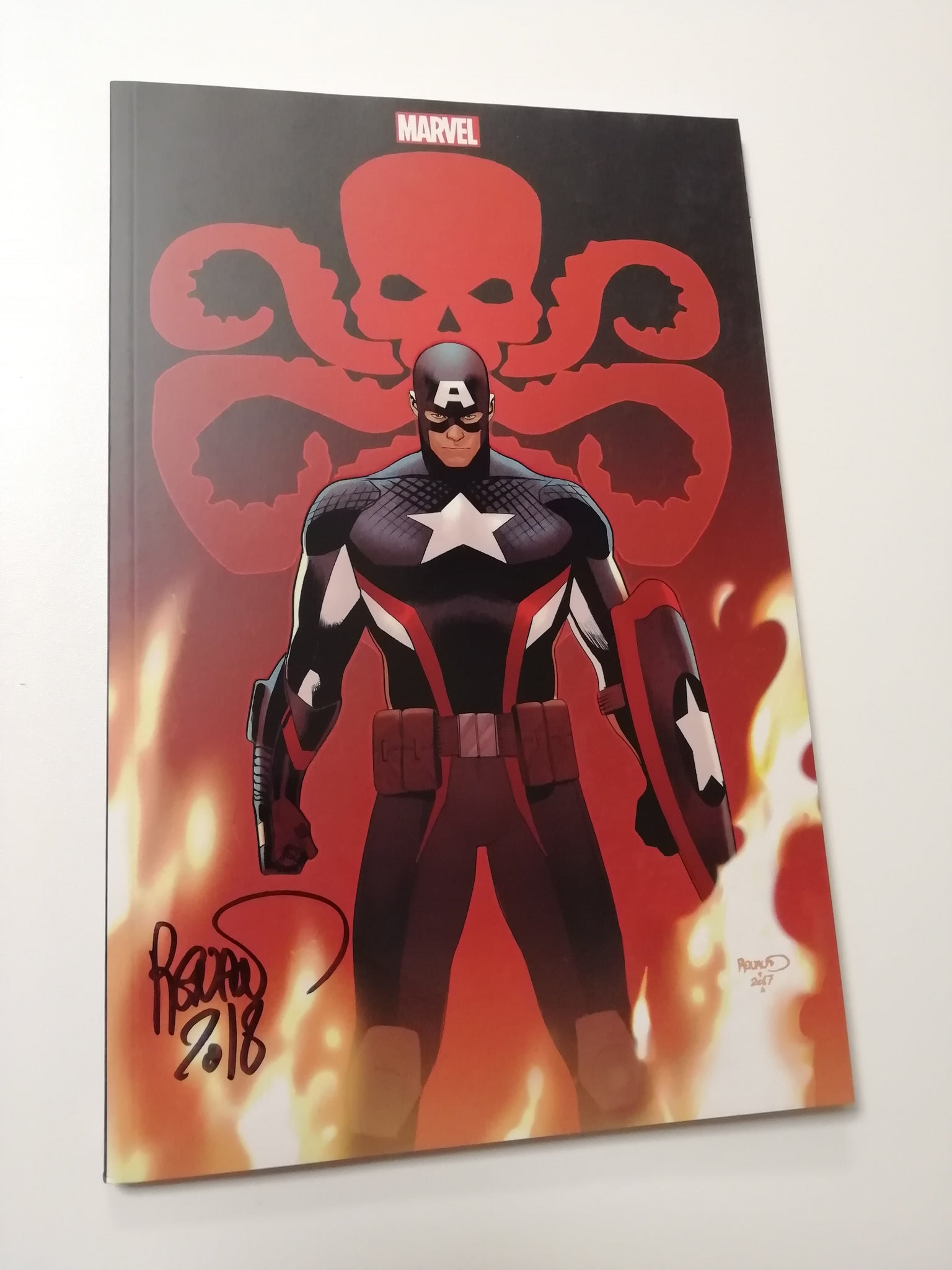 Secret Empire #1 NM+ Panini France Edition Collector 1/300 Paul Renaud Signed