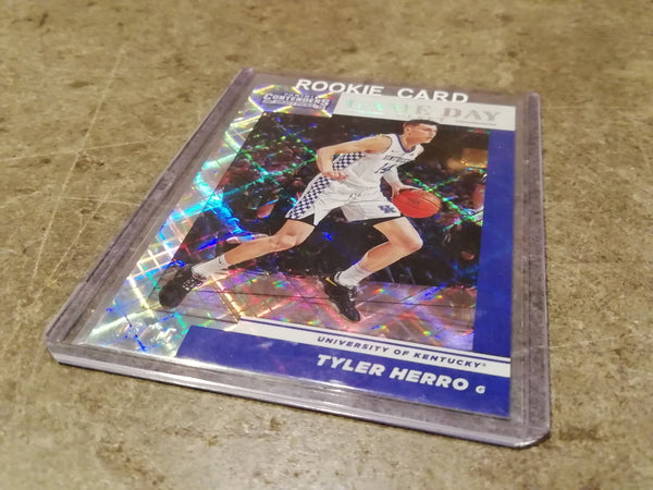 2019 Panini Contenders Draft Picks Tyler Herro #19 Diamond Parallel #05/15 Rookie Trading Card NM+