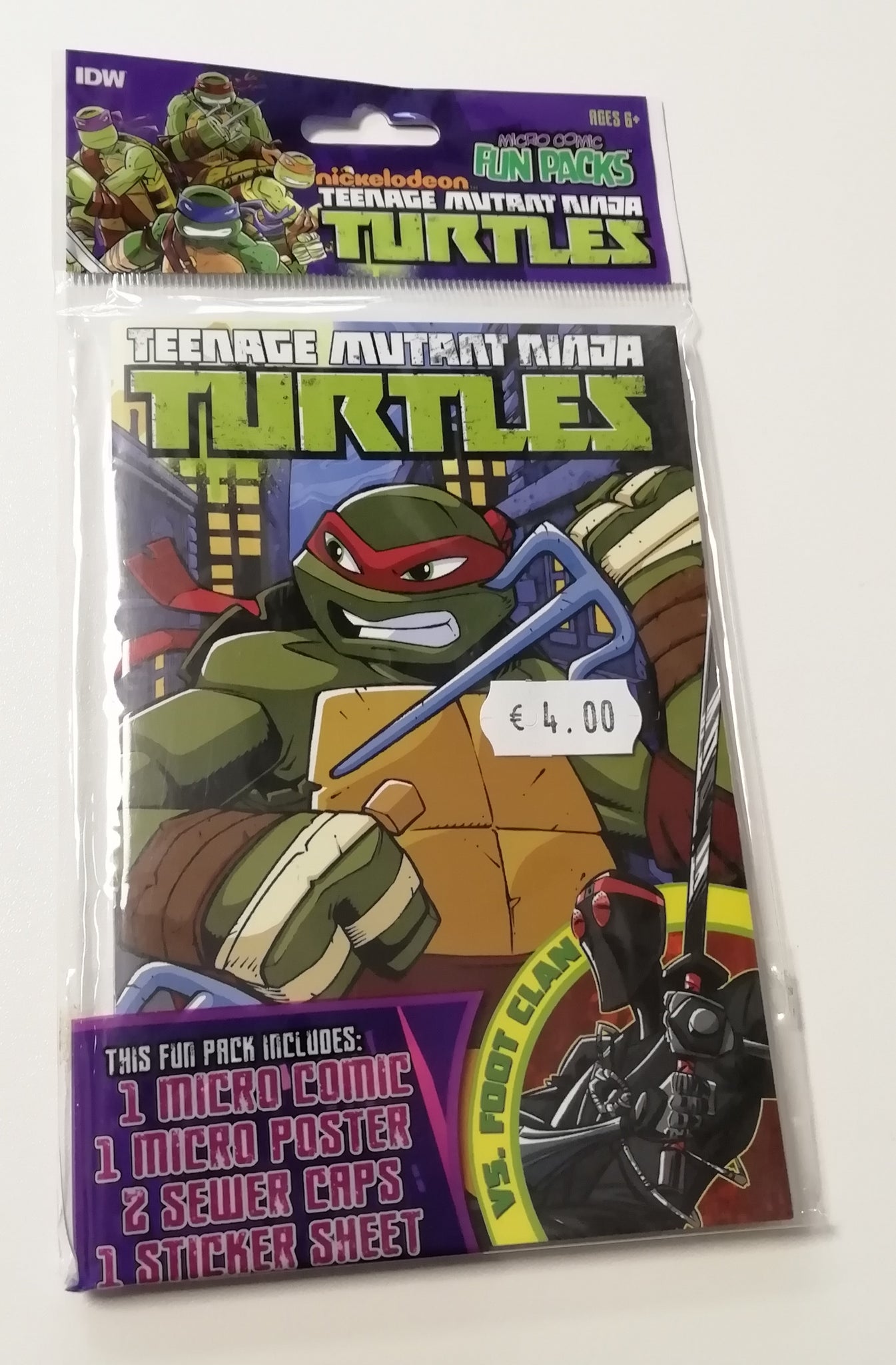 Teenage Mutant Ninja Turtles Micro-Comic Fun Pack #2 Raphael NM