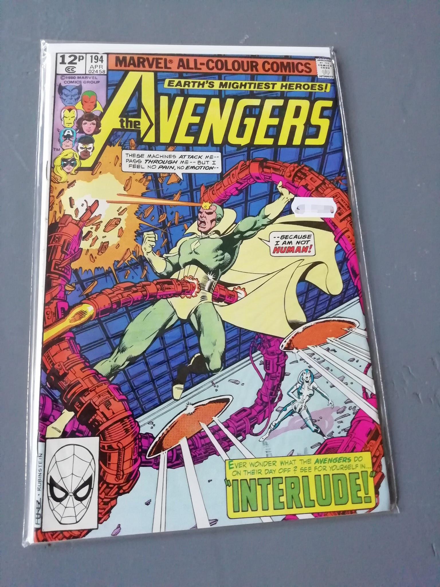 Avengers #194 FN/VF (Pence edition)