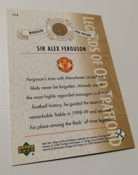 2001-02 Upper Deck Manchester United Alex Ferguson #L14
