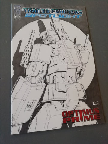 Transformers Spotlight - Optimus Prime NM Don Figueroa Sketch Variant