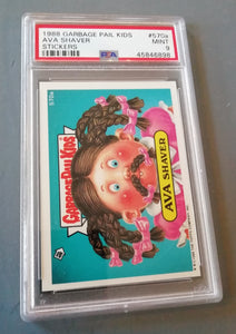 Garbage Pail Kids Original Series 14 #570a - Ava Shaver PSA 9 Sticker