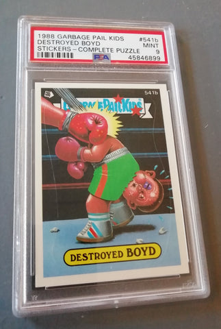Garbage Pail Kids Original Series 14 #541b - Destroyed Boyd PSA 9 Sticker