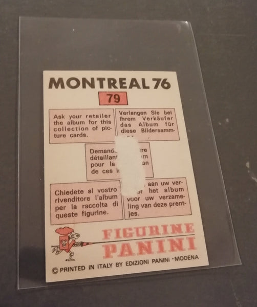 Panini Montreal 76 Cassius Clay #79 Sticker VG/EX