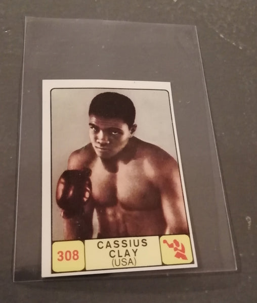 1968-69 Campioni dello Sport #308 Cassius Clay Rookie Sticker VG/EX