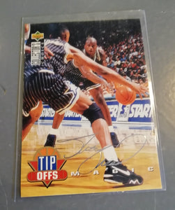 1994-95 Upper Deck Collector's Choice Shaquille O'Neal #184 Silver Signature Trading Card NM