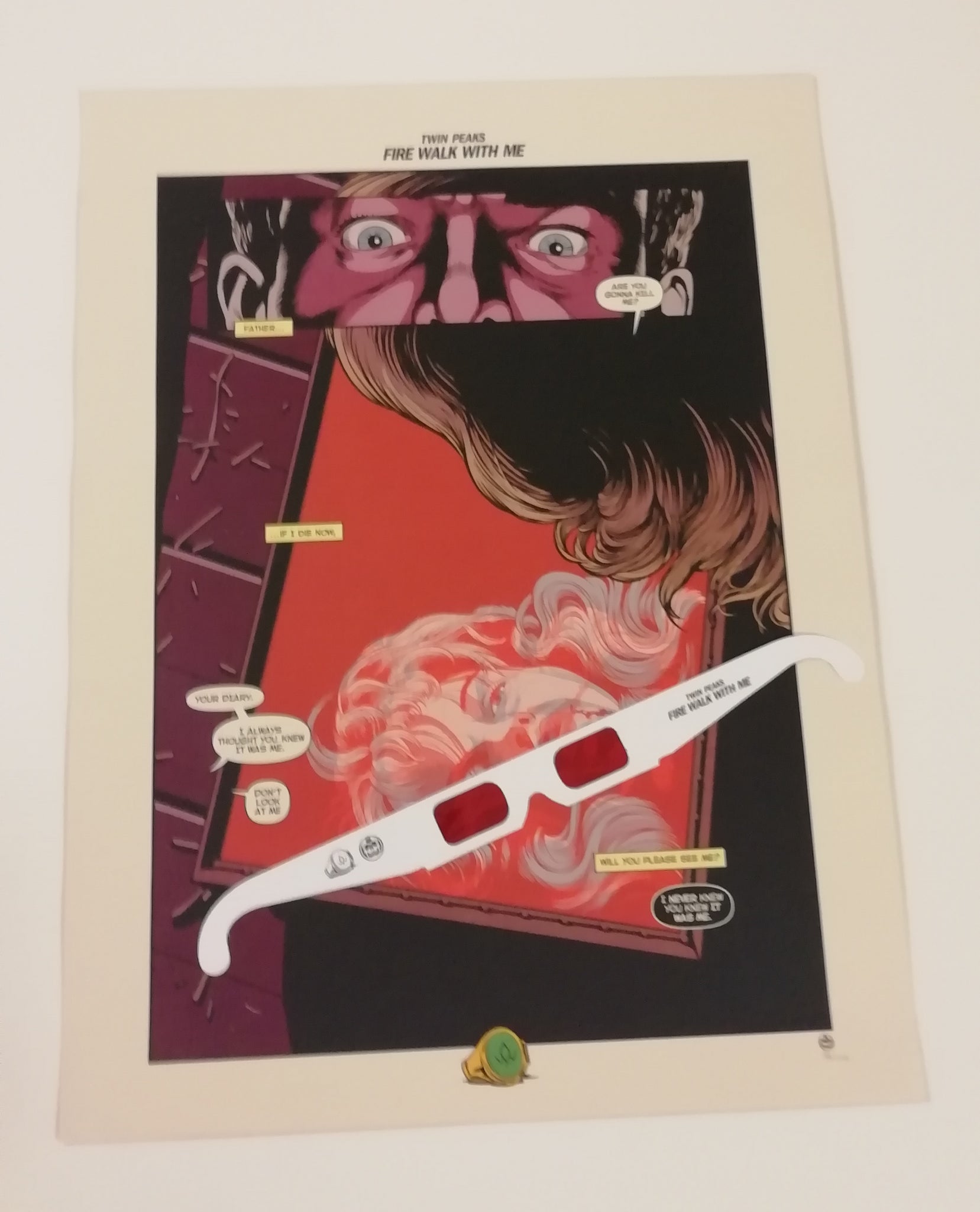 Twin Peaks Fire Walk with Me - Matthew Skiff Limited Edition Screen Print