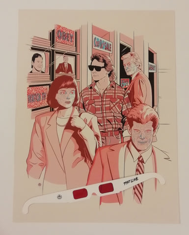 They Live - Matthew Skiff Limited Edition Screen Print