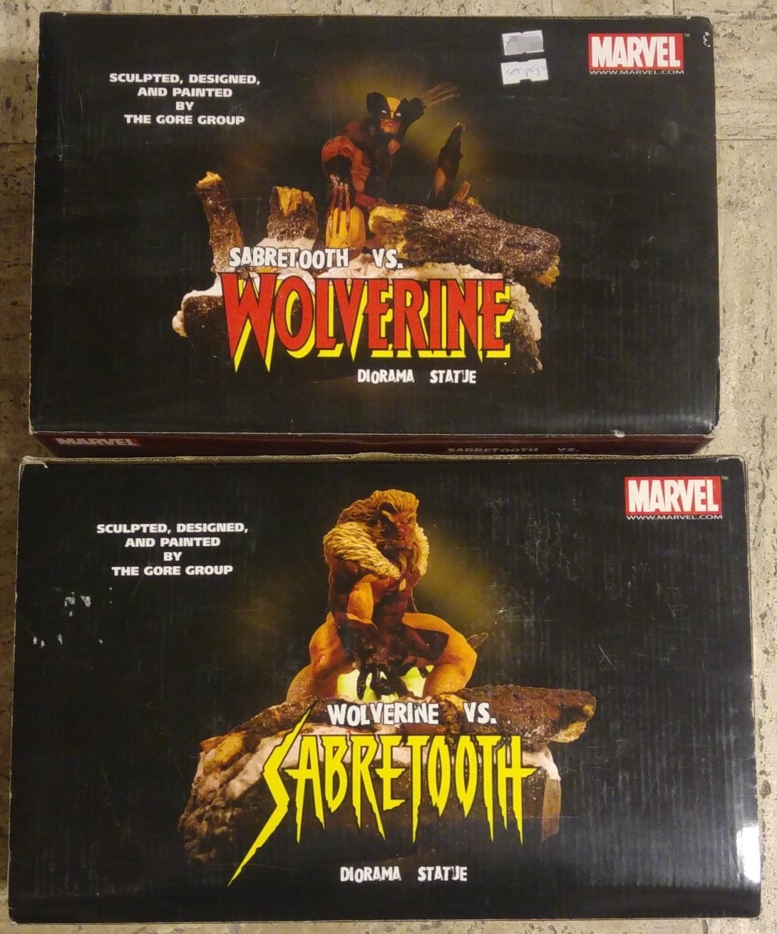 Wolverine vs Sabretooth Limited Edition Diorama Statue