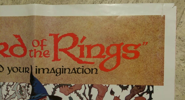 Lord of the Rings Original 41x76" US Movie Poster (1978)