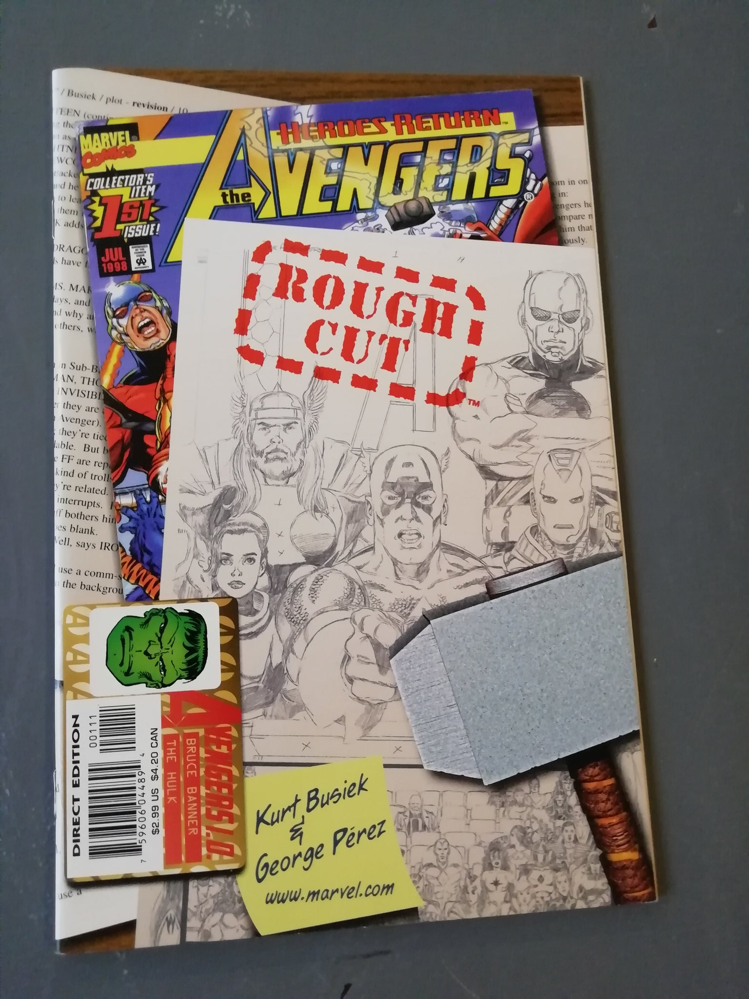 Avengers Rough Cut NM-