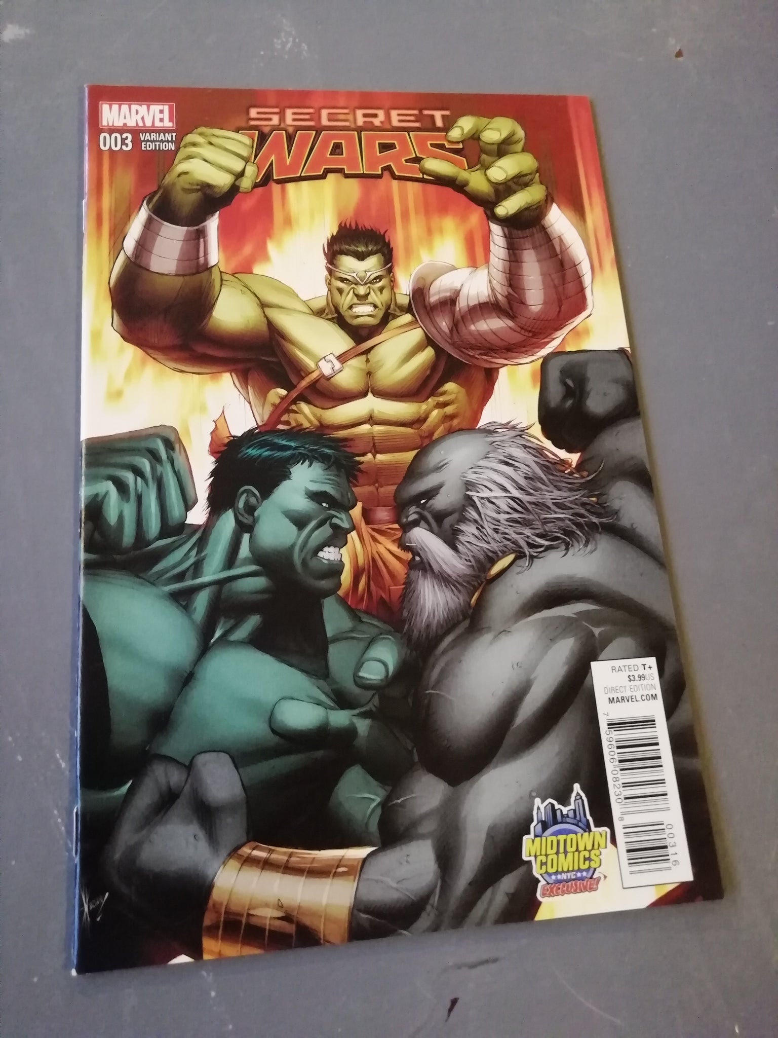 Secret Wars #3 NM+ Dale Keown Variant