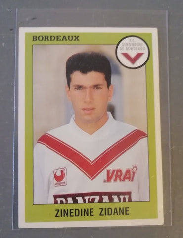 Foot 94 Panini #34 Zinedine Zidane Rookie Sticker