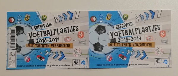2018-19 Eredivisie Voetbalplaatjes Frenkie de Jong #24 Rookie Sticker (AH)
