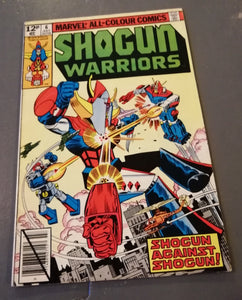 Shogun Warriors #6 VG (Pence edition)