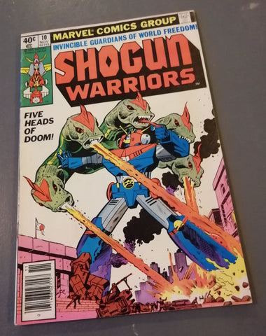 Shogun Warriors #10 VG (Pence edition)