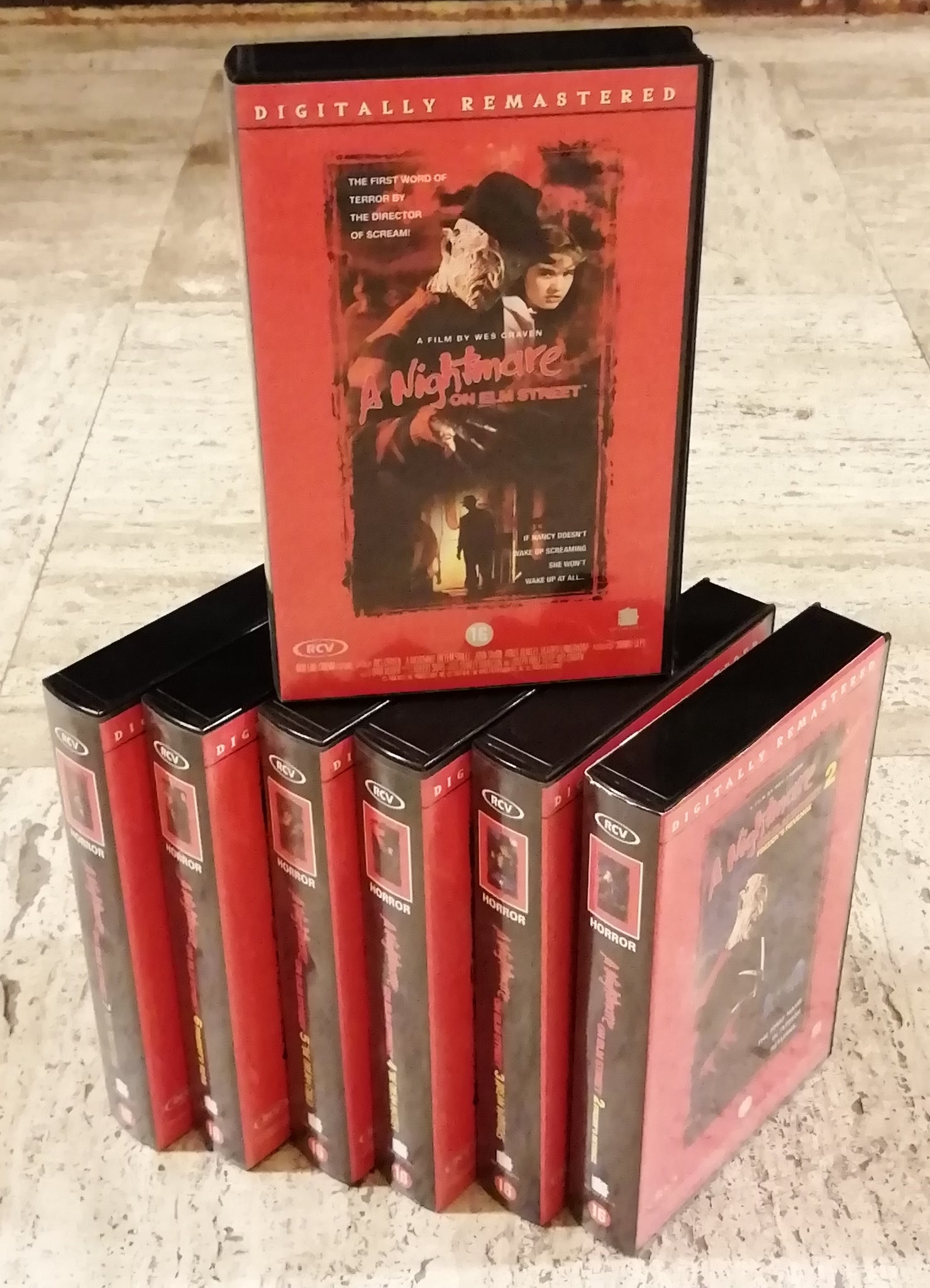 Nightmare on Elm Street (7) VHS Set