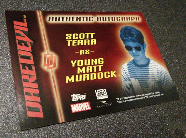 Daredevil - Scott Terra Authentic Autograph Trading Card NM