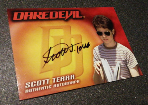 Daredevil - Scott Terra Authentic Autograph Trading Card NM
