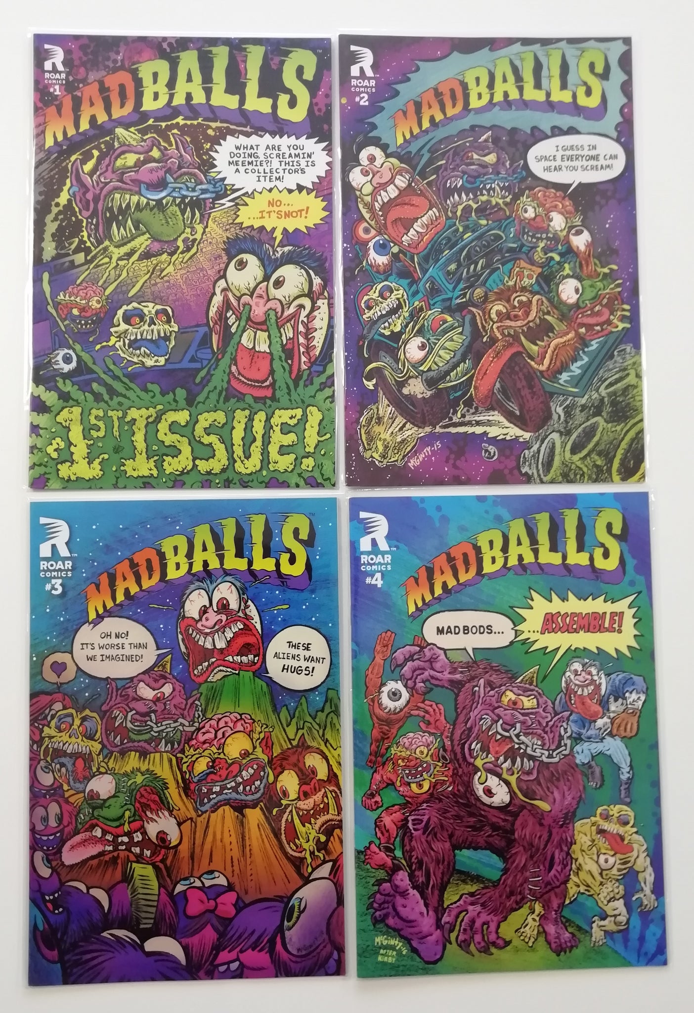 Madballs #1-4 NM-/NM Complete Set