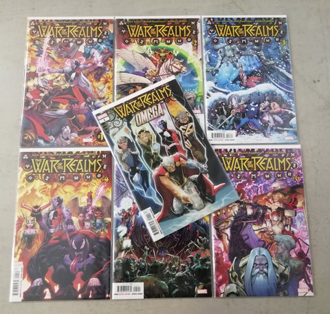 War of Realms #1-6 + Omega NM/NM+ Complete Set