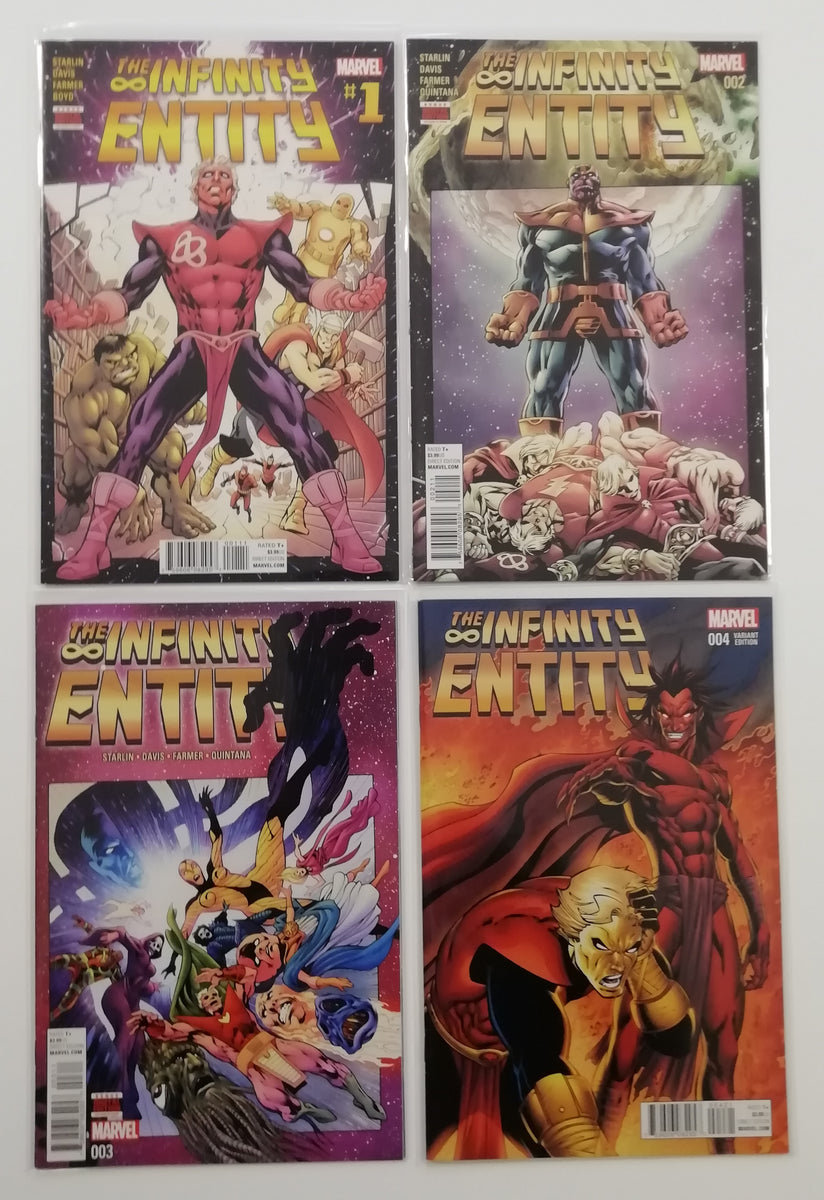 Infinity Entity #1-4 + Infinity Countdown Adam Warlock NM-/NM Complete ...