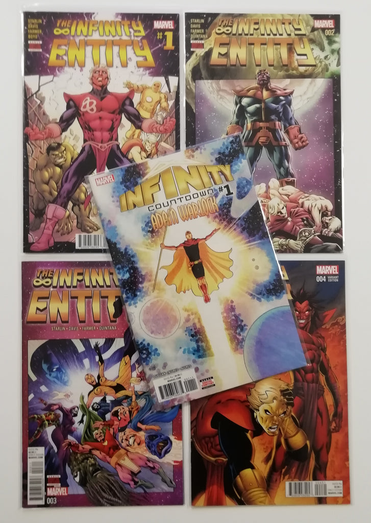 Infinity Entity #1-4 + Infinity Countdown Adam Warlock NM-/NM Complete ...