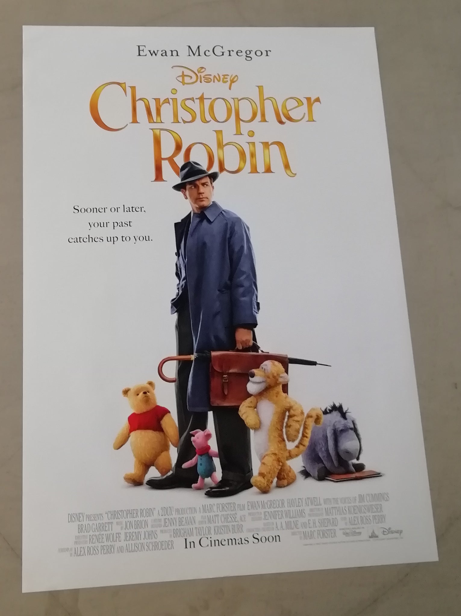 Christopher Robin Original 27x39" US 1-Sheet Advance Movie Poster (2018)