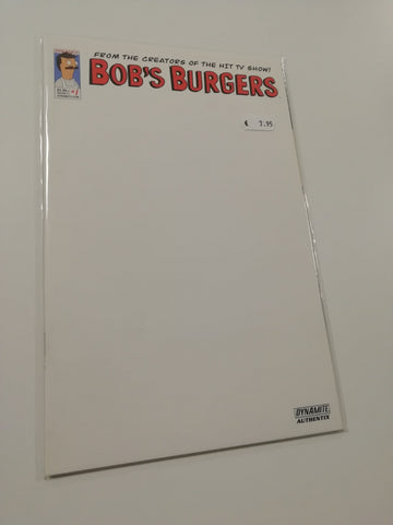 Bob's Burgers #1 NM Blank Variant Cover