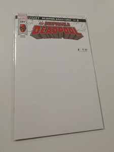 Despicable Deadpool #287 NM Blank Variant