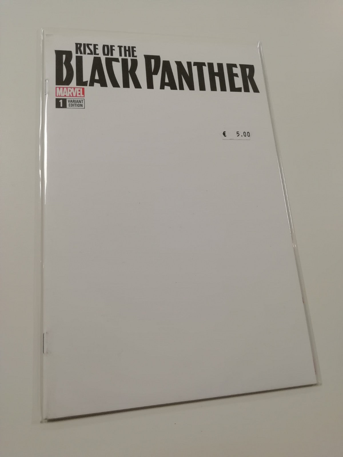 Rise of the Black Panther #1 NM Blank Variant Cover