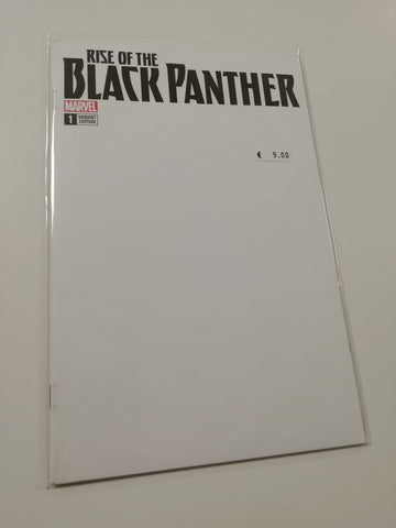 Rise of the Black Panther #1 NM Blank Variant Cover