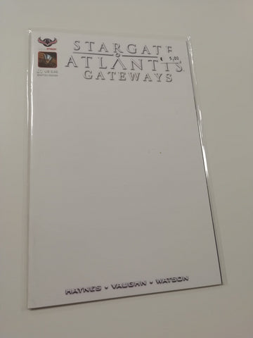 Stargate Atlantis Gateways #1 NM Blank Variant Cover