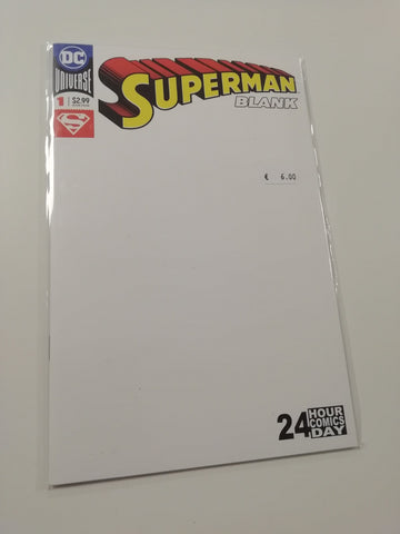 Superman Blank#1 NM 24 Hour Comics Day